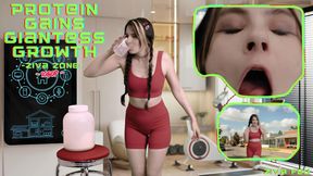 Protein Gains Giantess Growth Muscle Expansion City Crushing Vore