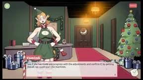 Santa's Secret Surprise: The Boss's Huge Cock at Work