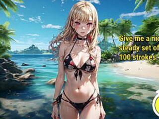 Marin Kitagawa Hentai Jerk Off Instructions Challenge - AI