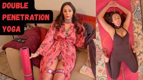 Influencer in Full Metal Chastity Part 3: Double Penetration Yoga & Begging Release