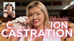 Castrated In Front of Everyone (Public Humiliation JOI)