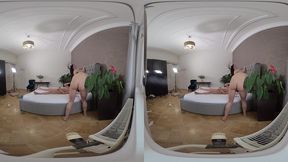 lady gang vr video part two– behind the scenes of submissive pawg gangbang & double pussy penetration