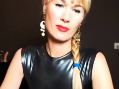 Mature slave in latex