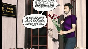 Young Twink vs Shemale Rock Diva in 3D Gay Bisexual Comics