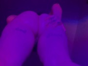 oiled ass & pussy from behind