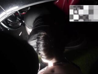 I Screwed a Bitch Hard in a Car and Filled Her Big Ass with Cum