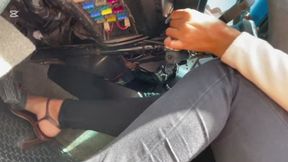 Dalilah is frustrated by the sputtering Chevette