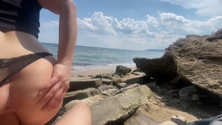 Finally Back to the Public Beach Sex 4K