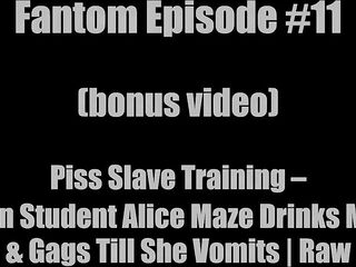 Fantom Piddle Ritual - Belgian Teen Alice Maze Drinks Each Drop (bonus)