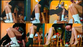 "Spanked by a Cheerleader" Full Episode (Single Cam | Close-Low Spankee View) [avi]