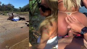 maite hedone viu a cobra no meio do mato... rs. chupou o pau, deu gostoso em cima do jetsky e ganhou leitinho na boca.