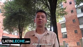 Latin leche: amateur latino twinks antu burghos & benjamin porter film a pov sextape with fingering, gagging, and dirty talk in spanish