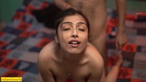 Indian Wife's Pregnancy Fantasy Ignites Wild Striptease Passion