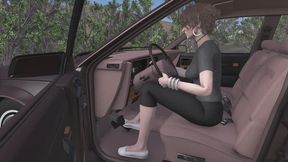 1986 Buick Century Cranking Template: Melonie in White Flats 1080p