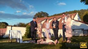 Fucking Virgin Bridesmaid Andrea Gets fucked by Older Dude on Wedding Night'