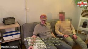 Straight Curious Married Broker Massges Mike and Facefucks Him Until He Cums