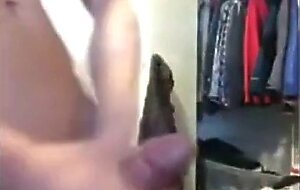 Muscular American-Chinese Twink Strips and Strokes