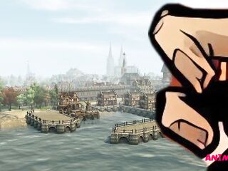 The town