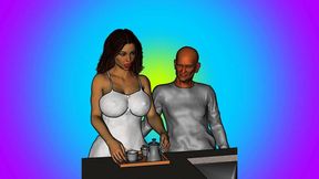 A couple's duet of love&lust:  cuckold shares his wife with an older man ep.5