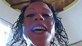 Spitting in your face from my tub - Princess Tammy - HD MP4