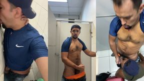 orgia no banheiro e um flagra causando expulsao dos machos