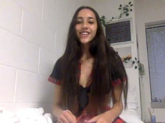 Amateur webcam girl masturbate big dildo