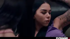 Intense Double Penetration Gangbang Concludes With Massive Facial Orgasmic Delight