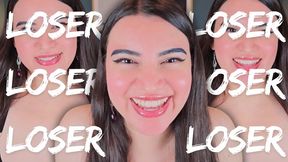 YOU’RE A LOSER 8 - Hardcore Humiliation with Humiliatrix Countess Wednesday - Laughing, Verbal Humiliation, Loser Porn MP4 1080p