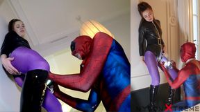 Monika wild fucked with purple pantyhose