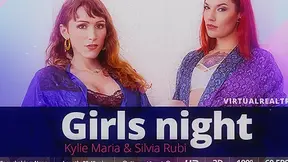 Kylie Maria,Silvia Rubi in Chicks night - SexLikeReal Shemale