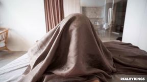 ”Sexy ginger longs for attention & she gets it by a huge dick in P-O-V”