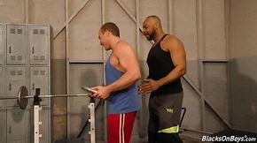 Ass thrashed balls deep at the gym