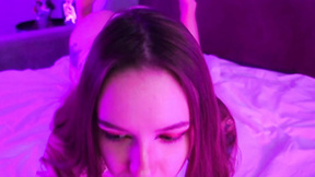 Lustful hot girl wanted to record a porno