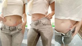 you love me jeans wetting