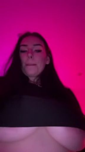 British Goth with huge ass JOI