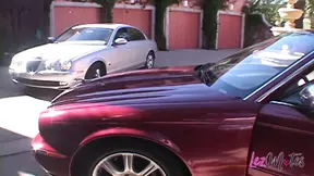 Surprising lesbians with big stiff dildos