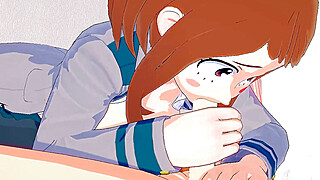 OCHAKO URARAKA LIKES IT ROUGH (MY HERO ACADEMIA HENTAI )