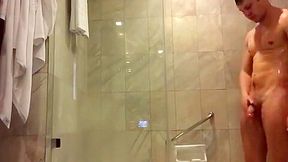 Hot Aussie in Shower