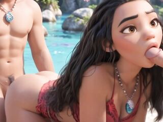 black angel him to keep banging hard and cum inside her moist snatch on the beach! CG animation of a hawt climax BBC banging until unfathomable inward cream!