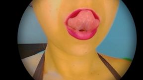 JOI with sensual voice, lips POV