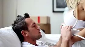 HD PureMature - Blonde Mia Leilani gets ass slammed with anal creampie