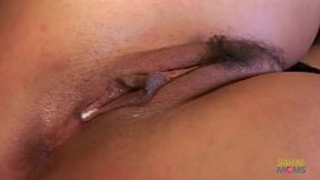 Blonde mature mom gets facefucked &mdash;  cums inside &mdash;  and is creampie-filled