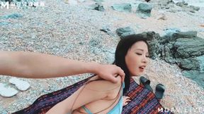 Md-0210-1 Island Lover Part 1: Unforgettable Thrust on an Uninhabited Beach