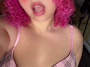 Pastel Pink Cherry Y2K Girl