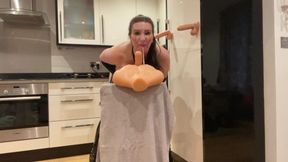 The Nastiest Stepmom Deepthroat Apron Slut There Is !!