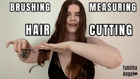 Brushing Measuring Hair Cutting WMV
