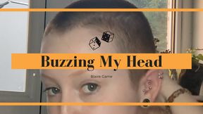 Buzzing My Head Again - Head Shaving, Bald Women, Clipper Cuts