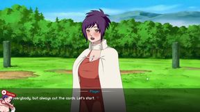 Naruto Kunohichi's Training. Training with Anko