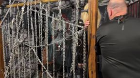 Part 1:- Melanie's First Time in the Dungeon with Lanista Bear and Domina Satana.