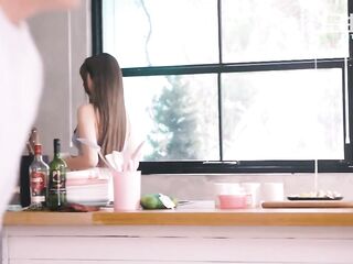 Wild sex at dinner party with ally- Psychoporn 色控